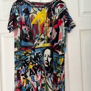 Vivienne Tam Mao mesh shirt dress/tunic